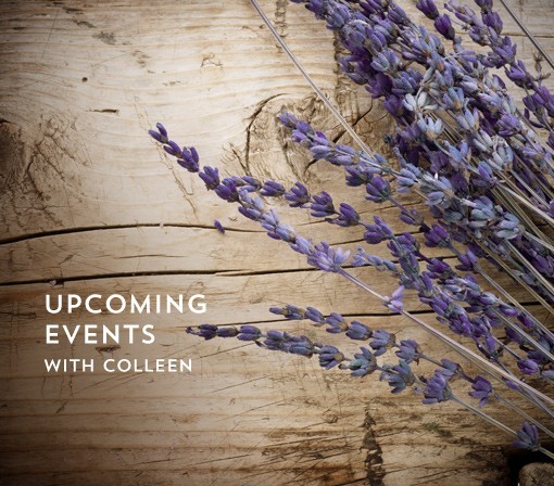 Upcoming Events with Colleen